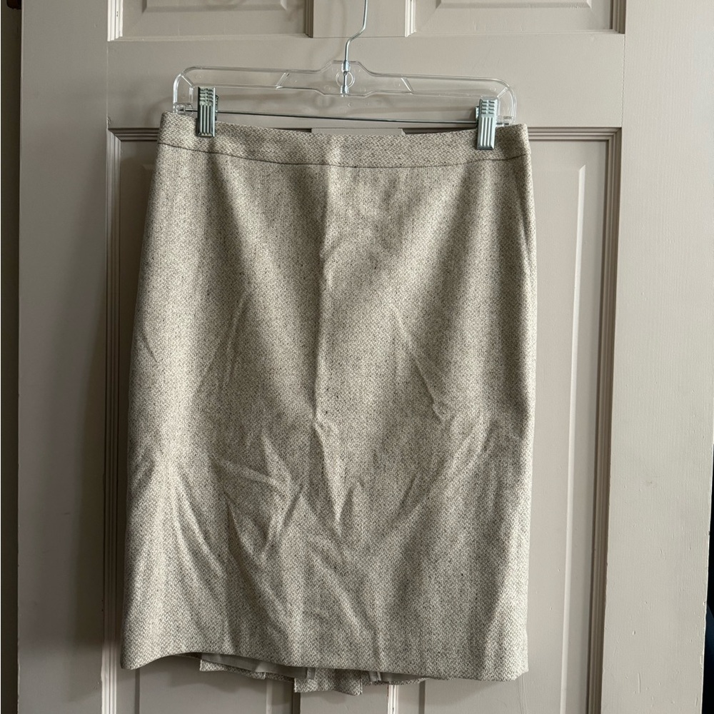 Womens Ann Taylor LOFT Petites Wool Skirt NWT Size 8 Petites
